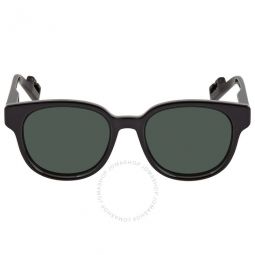 Green Oval Unisex Sunglasses