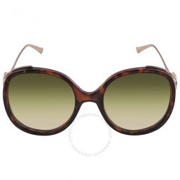 Gradient Green Butterfly Ladies Sunglasses