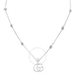 Double G mother of pearl necklace