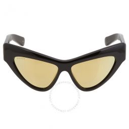 Gold Cat Eye Ladies Sunglasses