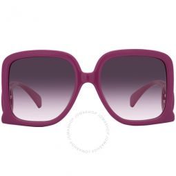 Violet Gradient Square Ladies Sunglasses