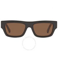 Brown Browline Mens Sunglasses