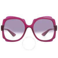 Violet Gradient Irregular Ladies Sunglasses