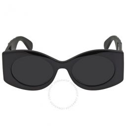 Grey Oval Ladies Sunglasses