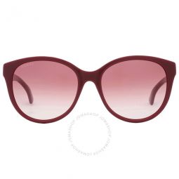 Red Gradient Round Ladies Sunglasses