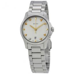 G-Timeless Silver Dial Stainless Steel Ladies Watch YA126572