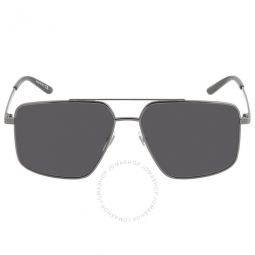 Grey Pilot Mens Sunglasses