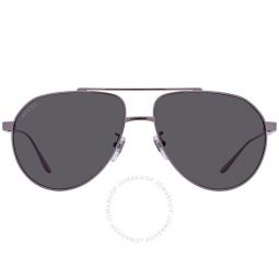 Grey Pilot Mens Sunglasses