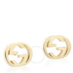 Interlocking G gold earrings