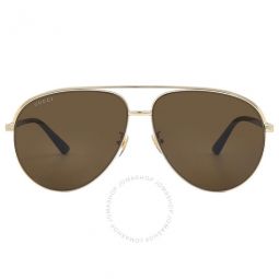 Brown Pilot Mens Sunglasses