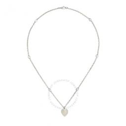 Heart Necklace With Interlocking G - Ybb645545003
