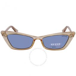 Blue Rectangular Ladies Sunglasses