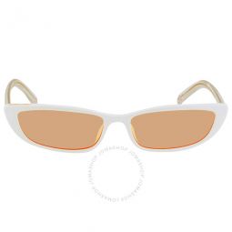 X J Balvin Brown Cat Eye Ladies Sunglasses