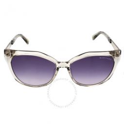 by Marcian Gradient Blue Cat Eye Ladies Sunglasses
