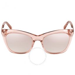 Mirror VIolet Cat Eye Ladies Sunglasses