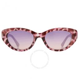 Violet Cat Eye Ladies Sunglasses
