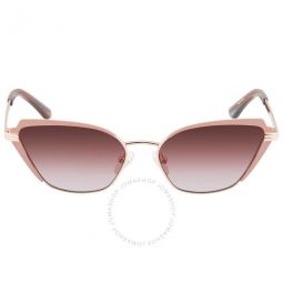 Gradient brown Cat Eye Ladies Sunglasses