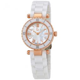 Chic Mother of Pearl Dial Ladies Ceramic Watch