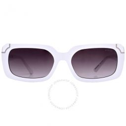 Brown Gradient Rectangular Ladies Sunglasses