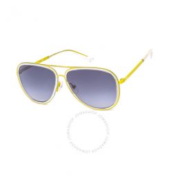 Mens Yellow Pilot Sunglasses