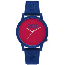 Classic Red Dial Mens Watch