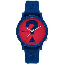 Classic Red Dial Mens Watch