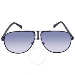 Blue Gradient Pilot Mens Sunglasses