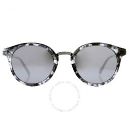 Silver Mirror Round Ladies Sunglasses