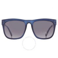 Grey Gradient Browline Unisex Sunglasses