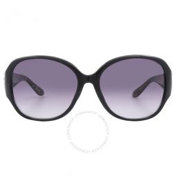 Smoke Gradient Oval Ladies Sunglasses