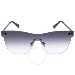 Grey Gradient Shield Mens Sunglasses