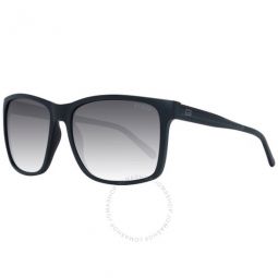 Grey Mirror Square Mens Sunglasses