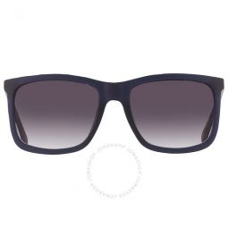 Gradient Smoke Square Mens Sunglasses