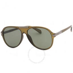 Green Pilot Mens Sunglasses