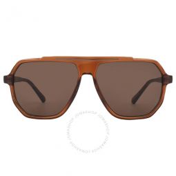 Brown Navigator Unisex Sunglasses
