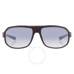 Blue Gradient Oversized Mens Sunglasses