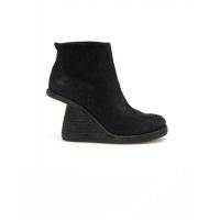 Wedge Heel Suede Ankle Boots