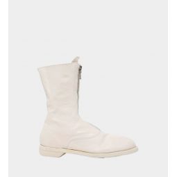 310 Front Zip Boot - White