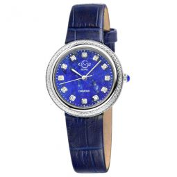 Arezzo Quartz Diamond Blue Dial Ladies Watch