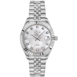 Naples Diamond Mother of Pearl Dial Ladies Watch