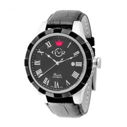 Scacchi Black Dial Automatic Mens Watch