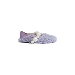 Winter Fur Slippers - Purple