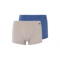 HANRO Cotton Essentials 2 Pack Boxer Brief with Covered Waistband
