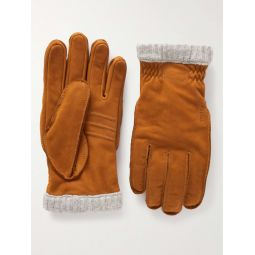 Primaloft Fleece-Lined Full-Grain Leather Gloves