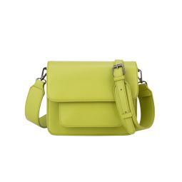 CAYMAN POCKET SOFT STRUCTURE BAG - SHEEN GREEN