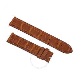Matte Honey Alligator Leather Strap