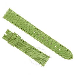 16 MM Shiny Lime Lizard Leather Strap