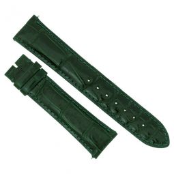 21 MM Shiny Green Alligator Leather Strap