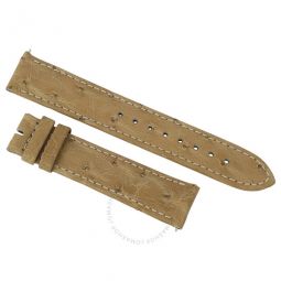 Matte Oryx Ostrich Leather Strap