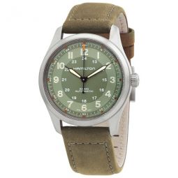 Khaki Field Automatic Green Dial Unisex Watch